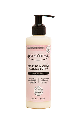Lotion de massage soyeuse - Hypoallergénique