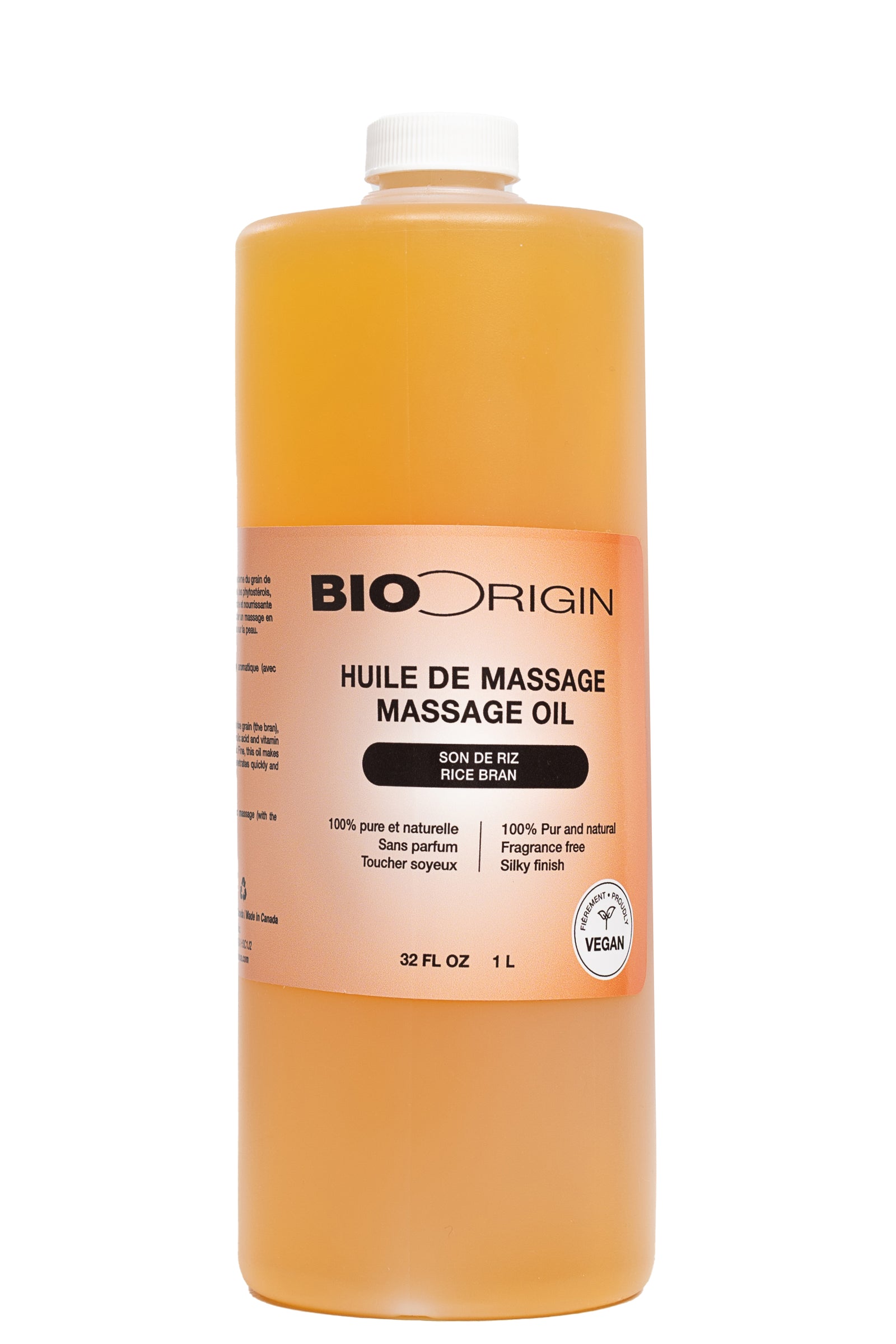 Huile de Son de Riz Pure – Massage Profond et Soins Cutanés